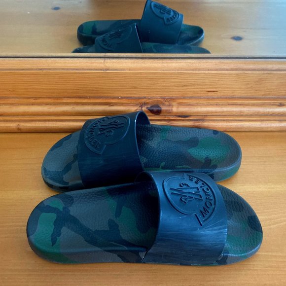 SANDALS Green MONCLER UNISEX sandalos chanclas - Picture 1 of 1